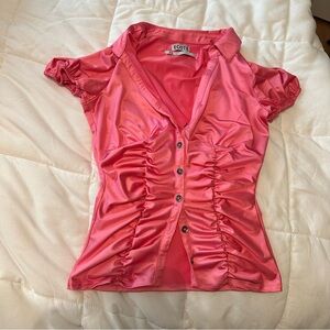 Ecote by urban outfitters Pink Ruched Women's Top